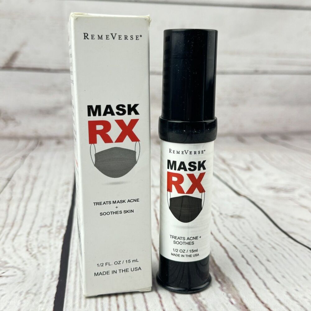 RemeVerse Mask RX - Treats & Prevents Maskne, Acne Prone Skin, Aloe Vera Scent